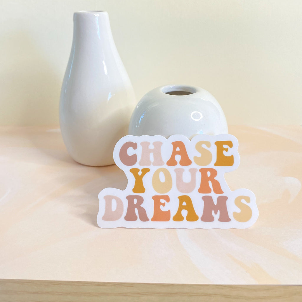 Chase Your Dreams Sticker in Autumn